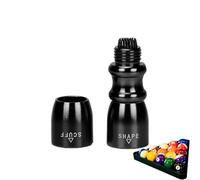 Keu Tip Shaper - Strumento multiuso in alluminio, 80 g Durevole e leggero | Accessorio per paletta da biliardo per lucidatura, levigatura e aerazione punte, formatore di bastoncini per biliardo, nuoto