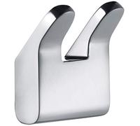 KEUCO Porta asciugamani Collection Moll Gancio doppio, fissaggio nascosto, 65x30x60 mm Cromo