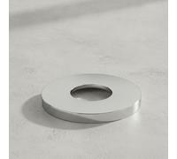 Rosace murale KEUCO surdimensionnée pour robinets et mitigeurs thermostatiques de douche encastrés, ronde, 59553, 59556010091, 59556010091, Colorazione: Cromato