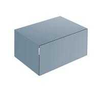 KEUCO EDITION 11 ART Buffet, 1 tiroir frontal, 800x350x490mm, avec éclairage LED, 32541330801, 32541330801, Corpo/Fronte: Blu satinato laccato seta opaco / Vetro satinato blu