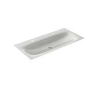 KEUCO EDITION 11 ART double lavabo encastré en acier émaillé, 1206x4x493mm, avec 2x1 trou pour robinetterie, 32590551202, 32590551202, Colorazione: Manhattan