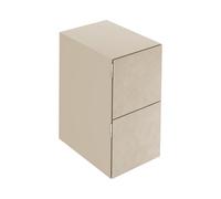 KEUCO EDITION 11 ART Sideboard, 2 tiroirs frontaux, 400x700x490mm, avec éclairage LED, 32542810401, 32542810401, Corpo/Fronte: Sabbia laccata seta opaca / Sahara ceramica