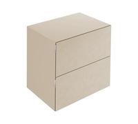 KEUCO EDITION 11 ART Sideboard, 2 tiroirs frontaux, 800x700x490mm, avec éclairage LED, 32542810801, 32542810801, Corpo/Fronte: Sabbia laccata seta opaca / Sahara ceramica