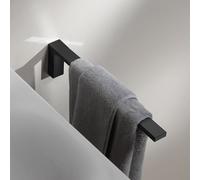 Porta Asciugamani Keuco Edition 11 340x80x30mm Nero Cromato Spazzolato