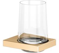 KEUCO EDITION 11 porte-verre, verre en cristal véritable, 11150259000, 11150259000, Colorazione: ottone spazzolato