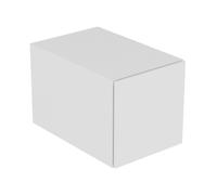 KEUCO EDITION 11 Buffet, 1 tiroir frontal, avec éclairage intérieur LED, 350x350x535mm, 31320140100, 31320140100, Corpo/Fronte: Tartufo laccato seta opaca / vetro tartufo