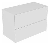 KEUCO EDITION 11 Buffet, 2 tiroirs frontaux, avec éclairage intérieur LED, 1050x700x535mm, 31325390100, 31325390100, Corpo/Fronte: Lacca con texture antracite / lacca con texture antracite