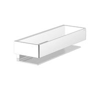 KEUCO Cestino doccia metallo, argento e cromato lucido, prodotto in Germania, accessori doccia, mensola per doccia Edition 11