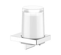 KEUCO EDITION 11 distributeur de savon, verre renversé en cristal véritable, 180 ml, 11152019000, 11152019000, Colorazione: Cromato