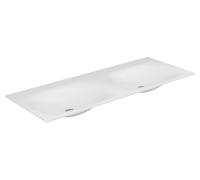 Lavabo Mobile Keuco Edition 11 2 x 1 foro 1750x17x535mm Bianco