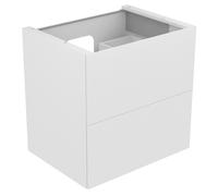 KEUCO EDITION 11 meuble sous-lavabo, 2 tiroirs frontaux, avec éclairage intérieur LED, 700x700x535mm, 31342370100, 31342370100, Corpo/Fronte: Vernice al Tartufo / Vernice al Tartufo