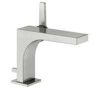 KEUCO EDITION 11 Mitigeur monocommandé pour lavabo 110, avec garniture d'écoulement, saillie 136mm, 51104210000, 51104210000, Colorazione: Finitura in acciaio inox