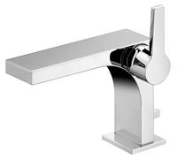 KEUCO EDITION 11 Mitigeur monocommandé pour lavabo 110, avec garniture d'écoulement, saillie 136mm, 51104050000, 51104050000, Colorazione: nichel spazzolato