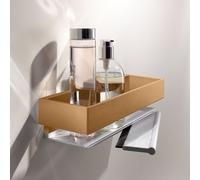 Keuco Edition 11 portaoggetti doccia, 11159030000, Edition 11 argento anodizzato/bronzo spazzolato [Accessori Bagno > Mensole Doccia]