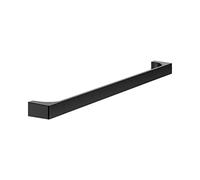 KEUCO EDITION 11 portasalviette 62 cm, metallo nero opaco, Made in Germany, incl. viti e tasselli, Portasalviette per forare