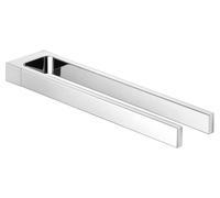 KEUCO EDITION 11 Porte-serviettes 340 mm, fixe, 2 bras, 11119030000, 11119030000, Colorazione: bronzo spazzolato