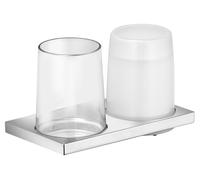 Keuco Edition 11 set di accessori trasparente-cromo 11153019000