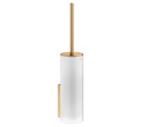 KEUCO EDITION 400 Ensemble brosse de toilette, avec couvercle, 11564259000, 11564259000, Colorazione: ottone spazzolato