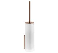 KEUCO EDITION 400 Ensemble brosse de toilette, avec couvercle, 11564299000, 11564299000, Colorazione: rosso oro spazzolato