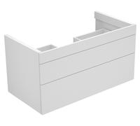 KEUCO EDITION 400 Unità Vanity 31551, 2 cassetti frontali, 1050 x 546 x 535 mm, Corpo/Fronte: Vernice strutturata in cashmere / Vernice strutturata in cashmere