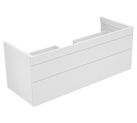 KEUCO EDITION 400 meuble sous-lavabo, 2 tiroirs frontaux, 1400x546x535mm, 31561680000, 31561680000, Corpo/Fronte: Noce impiallacciato / Noce impiallacciato