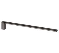 KEUCO EDITION 400 Porte-serviettes, 1 bras, fixe, 450 mm, 11520350000, 11520350000, Colorazione: Nero titanio spazzolato