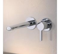 KEUCO EDITION 400 Mitigeur monocommandé pour lavabo, encastré, avec limiteur de température, saillie 165mm, 51516010201, 51516010201, Colorazione: Cromato