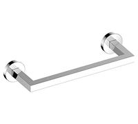 KEUCO EDITION 90 portasalviette ad anello 30 cm, chiuso, metallo cromato, incl. viti e tasselli, Portasalviette per forare