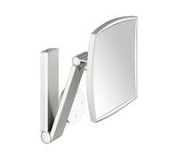 KEUCO iLook_move Miroir de soins de beauté, éclairé, angulaire, couleur de lumière réglable sur plusieurs niveaux, panneau de commande en verre, 17613069002, 17613069002, Colorazione: Finitura in acci
