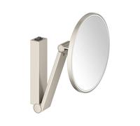 Keuco Cosmetic mirrors specchietto per trucco 21.2x31.8 cm rotonda con illuminazione nichel 17612059004