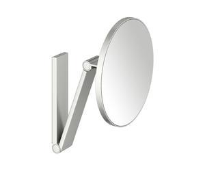 KEUCO iLook_move, Miroir de soins de beauté, sans éclairage, rond, montage mural, 17612060000, 17612060000, Colorazione: Finitura in acciaio inox