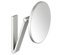 KEUCO iLook_move, Miroir de soins de beauté, sans éclairage, rond, montage mural, 17612210000, 17612210000, Colorazione: Finitura in acciaio inox