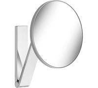 Keuco iLook_move Specchio ingranditore, Ø20 cm, non illuminato, cromato | rotondo, Ingrandimento 5x, Made in Germany, supporto da parete