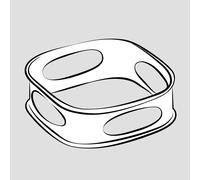 Keuco inserto per dispenser per sapone a parete Elegance, 19952000009, Elegance [Accessori Bagno > Accessori per Accessori Bagno]