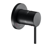 KEUCO IXMO Soft Mitigeur monocommandé encastré, rosace ronde, 59551370201, 59551370201, Colorazione: Nero opaco