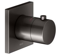 KEUCO IXMO Mitigeur thermostatique encastré, rosace carrée, 59553350002, 59553350002, Colorazione: Nero titanio spazzolato