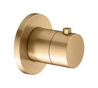 KEUCO IXMO Mitigeur thermostatique encastré, rosace ronde, 59553250001, 59553250001, Colorazione: ottone spazzolato