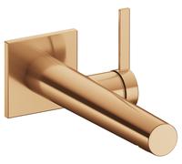 KEUCO IXMO Pure Mitigeur monocommandé pour lavabo encastré, 197mm, rosace carrée, 59516031102, 59516031102, Colorazione: bronzo spazzolato