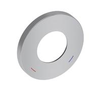 Keuco IXMO rosetta a parete per miscelatore monocomando, rotonda, 59551170091, IXMO alluminio [Rubinetteria Bagno > Accessori di Montaggio per Rubinetteria Bagno]