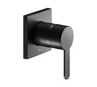 Keuco IXMO Miscelatore monocomando piatto da incasso, rosone quadrato, 59551, Colorazione: Nero opaco