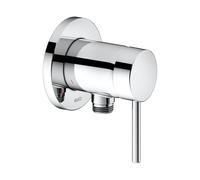 KEUCO IXMO Soft Mitigeur monocommandé pour douche avec raccord de flexible, rosace ronde, 59552010201, 59552010201, Colorazione: Cromato