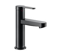 Keuco IXMO Miscelatore monocomando piatto per lavabo 100, senza scarico, sporgenza 109 mm, 59502, Colorazione: Nero opaco