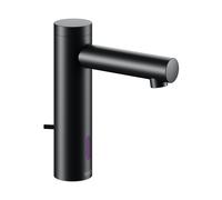 Keuco IXMO - Miscelatore elettronico per lavabo, alimentazione a rete, nero opaco 59512371100