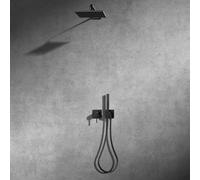 Keuco IXMO sistema doccia da incasso, miscelatore monocomando, 59651370402, IXMO nero opaco [Rubinetteria Bagno > Sistemi Doccia da Incasso]