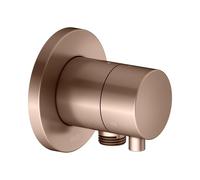 KEUCO IXMO vanne de commutation à encastrer 3 consommateurs, raccord de flexible avec poignée Comfort, sans arrêt, rosace ronde, 59548291101, 59548291101, Colorazione: rosso oro spazzolato