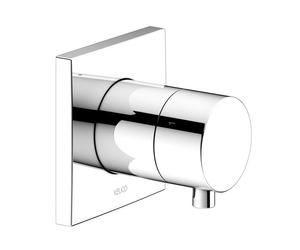 KEUCO IXMO Vanne d'inà encastrer pour 3 consommateurs avec poignée Comfort, avec arrêt, rosace carrée, 59549011002, 59549011002, Colorazione: Cromato