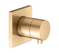 KEUCO IXMO Vanne d'inà encastrer pour 3 consommateurs avec poignée Comfort, sans arrêt, rosace carrée, 59548251002, 59548251002, Colorazione: ottone spazzolato