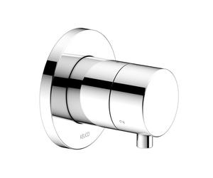 KEUCO IXMO Vanne d'inà encastrer pour 3 consommateurs avec poignée Comfort, sans arrêt, rosace ronde, 59548011001, 59548011001, Colorazione: Cromato