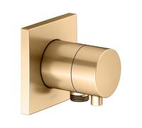 KEUCO IXMO Vanne d'inversion à encastrer 2 consommateurs, raccord de flexible avec poignée Comfort, sans arrêt, rosace carrée, 59556251102, 59556251102, Colorazione: ottone spazzolato
