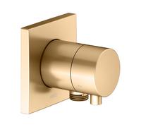 KEUCO IXMO Vanne d'inversion à encastrer 3 consommateurs, raccord de flexible avec poignée Comfort, sans arrêt, rosace carrée, 59548251102, 59548251102, Colorazione: ottone spazzolato